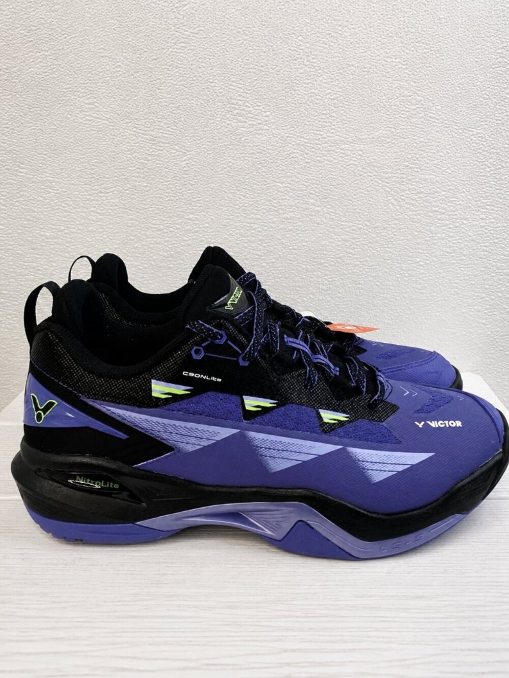 Victor C90NLite JC Unisex M9.5 W11 Black/Purple Badminton Sneakers